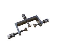 Outil de fixation réglable pour la réparation des fissures de la plaque de violon, pince à trois directions, léger, réglable pour violons de petite et moyenne taille, outil de fissure