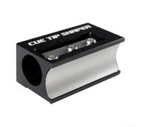 Outil de Formage Pointe Queue 7-en-1 Billard | 7 fonctions intégrées, et polit la pointe, idéal pour billard pour français et américain(Black)