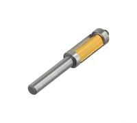 Outil de fraisage avec tige de 8 mm et double roulement pour fraisage affleurant, fraise à rainurer droite pour travaux de gabarit en bois, largeur de coupe 12,7 mm, longueur de lame 25,4 mm, 1 pièce