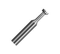 Outil de fraisage de fente en T en carbure HRC55, 4 6 8 10 12mm, tige de Type T, fraise à rainurer, mèche de routeur en acier au tungstène en alliage global, 1 pièces(D6x1xd6x50l Steel)