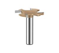 Outil De Fraisage Robuste À Fente En T 8mm Tige Acier Allié 4 Lames Pour Un Rainurage Lisse Et La Fabrication Meubles Mèche Rainurer Acier Rapide