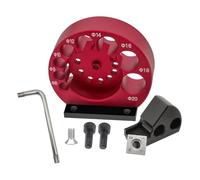 Outil de gabarit de fabricant de chevilles, perceuse électrique réglable, outil de tournage du bois pour les projets de menuiserie, alliage d'aluminium, conception à 8 trous,