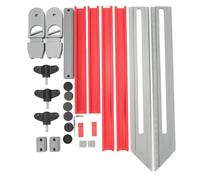 Outil de gabarit de marche d'escalier, gabarit de mesure professionnel en alliage d'aluminium pour mesures précises des escaliers, projets de menuiserie et de rénovation de