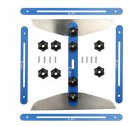 Outil De Gabarit Pour Marches D'Escalier | Outil De Mise En Page À Haute Précision Avec Règle - Gabarit de Mesure de Marches d'Escalier,Pour Contremarches Cloisons Étagères Découpe Placoplâtre