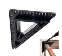 Outil de garniture de porte | Cale antidérapante portable de haute précision, outil de marquage de garniture de porte, pour maison, garage, plinthe, chaise, étagère, travail du bois débutant