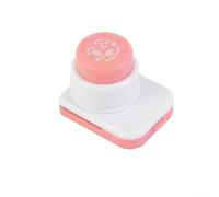 Outil de gaufrage de visage de sushi avec cutter en acier inoxydable pour perforation d'algues nori, boule de riz mignonne pour bricolage, rose