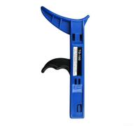Outil de gestion de câbles 145mm pour attaches zip Bleu | Roue de tension réglable, arrêt automatique, poignée ergonomique, empêche le serrage excessif, utilisation sûre
