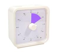Outil de gestion du temps portable - Outil de gestion du temps clair - Compte à rebours visuel stable - Minuterie pour usage domestique - Affichage clair