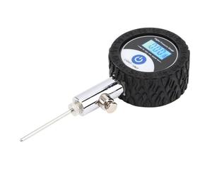 Outil de gonflage de ballon, lecteur de jauge numérique, accessoire de compresseur de pneus, écran LCD compact de précision, idéal pour ballons de sport, vélo, véhicule, atelier et utilisation sur le