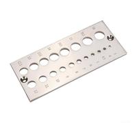 Outil de goujon pour fabrication de plaques de cheville - Outil de cheville pour barre de cheville impériale en bois - Installation de charnière (C)