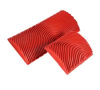 Outil de Grain de Bois en Silicone, 2 Pièces Rouleau Peinture Effet Bois Outil à Grain de Bois pour Peinture Murale Meuble Porte Cadre de Fenêtre Décoration de la Maison, Outils de Peinture Murale