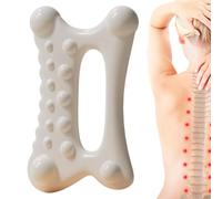 Outil de grattoir pour le visage - Résine PC 11,5x7,5x2cm | Outil de relaxation ergonomique de planche de massage de peau de grattoir de massage du visage à 8 zones | pour le cou, les épaules, les bra