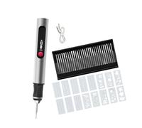 Outil de gravure à vitesse réglable, stylo de sculpture, comprend divers accessoires pour graver, meuler et polir le bois