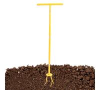 Outil de griffe de jardin, motoculteur de jardinage | Cultivateur de jardin d'outils de jardin avec poignée en T,Cultivateur rotatif Outil de jardin Motoculteur manuel ergonomes