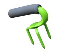 Outil de griffe de jardin portable professionnel résistant à la rouille avec dents triangulaires améliorant le drainage pour la santé des racines des plantes avec poignée en éponge