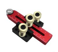 Outil de guidage de coupe de scie de table de 140 mm pour établi de travail du bois, clôture en alliage d'aluminium avec boulons en T, compatible avec les rails à rainure en T de 1,9 x 1,9 cm et 0,6 x