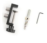 Outil de guidage de perçage de profil en aluminium avec dispositif de positionnement pour séries 20, 30, 40, alignement des trous conforme aux normes européennes, extrusion d'aluminium