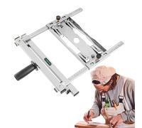 Outil de guidage de positionnement du bois - Cadre de coupe de précision, tondeuse en acier inoxydable, guide de scie circulaire | Outil de coupe réglable avec construction durable, aide précise au