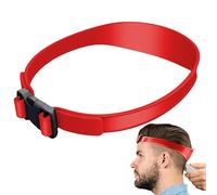 Outil de guide d'auto-sures - Gabarit de décolleté en silicone - Bande de coupe de cheveux incurvée | Kit de création Barber Fade Home Fade, appareil d'aide au toilettage person