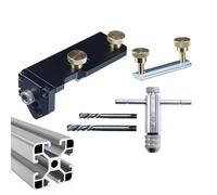 Outil De Guide Tactile - Fonction De Coupe En Aluminium, Masque Localisateur De Threading | Dispositif De Forage De Trou Précisif, De Rail De Montage, Outil D'alignement