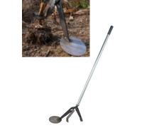 Outil de jardin à espacement réglable : extracteur de racines manuel efficace for une extraction facile des racines de tiges de maïs et de soja.(Steel rod)