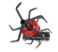 Outil de Jardin Débroussailleuse Roue D'herbe avec Mini Motoculteur 28mm 9 Dents pour Cultivateur de Motoculteur de Jardin, Tête de Desserrage du Sol