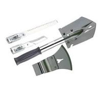 Outil de jardin multifonction 6 en 1 - SEMPTEC URBAN SURVIVAL TECHNOLOGY - Manche avec 4 embouts - Acier carbone