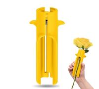Outil de jardin pour enlever les épines des tiges de rose, doté d'un mécanisme à ressort et d'une prise en main confortable pour une meilleure utilisation (jaune)