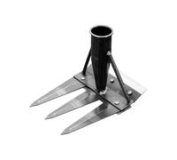 Outil de jardin pour extraire les mauvaises herbes - extracteur double face - râteau désherbant multifonction démontable manuel et pour jardin, cour et ferme