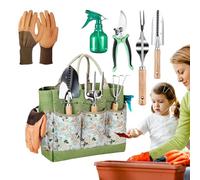 Outil de jardin robuste pour parterre et champs - Kit d'outils de jardinage pour femmes - Accessoire de plantation - Désherbeur manuel pour jardiniers - Outil de jardin lourd - Fonctions de désherbage