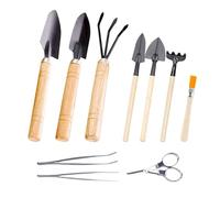 Outil De Jardinage,10 Pièces Prise Ergonomique Antidérapante Aide au Bêchage - Ensemble d'Outils de Jardin Ergonomiques - pour Balcons Terrasses s Patios Jardins Et Cours