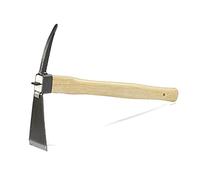 Outil de jardinage, Hachette de jardinage à double usage de 37,6 cm (14,8 pouces) avec lame en acier et manche en bois