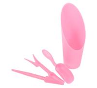 Outil de Jardinage Planteuse Portable en Plastique Rose pour Fleurs | Kit D’outils à Main, Usage Extérieur pour Légumes, Facile à Utiliser, Large Application, Résistant
