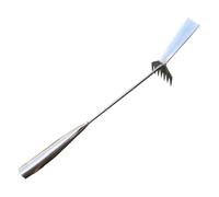 Outil de jardinage pour désherbage | Raclette de jardin en métal lourd 2 en 1 | Râteau de désherbage | Pour plantation, extraction, travail du sol, élimination de l' et