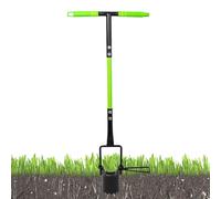 Outil de jardinière à bulbes - Dispositif de plantation de fleurs - Poignée confortable en forme de T Outil de jardinage multifonction pour désherbage, échantillon de terre, bouchon de gazon