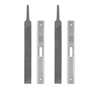 Outil de jauge de profondeur de tronçonneuse en métal avec lime plate pour un réglage précis du râteau, kit d'entretien professionnel de chaîne pour réduire les vibrations, lot de 2, 130 mm et 190 mm