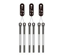 Outil de jauge haute à 3 broches pour la mesure du filetage extérieur - Ensemble de jauges en acier au carbone de qualité 0 pour vérifier le diamètre moyen de 0,118 à 0,572 mm (0,232)