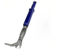 Outil de joint coulissant en forme de croissant extensible en acier au carbone avec mâchoire à profil bas et capuchon de gâche en métal pour extraction profonde des clous et des agrafes dans le