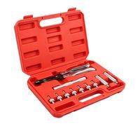 Outil de joint de valve 11 pièces universel ergonomique robuste précis | Extracteur de tige de valve de véhicule pour garage, magasin, usine, entrepôt, station de magasin, maison