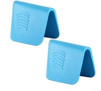 Outil de joint multi-angles pour carrelage, applicateur de calfeutrage en caoutchouc haute résilience pour une étanchéité et un lissage précis, 2 pièces (2 pièces, bleu)