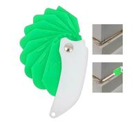 Outil de Jointoiement - Kit 9 En 1 Multifonction | Racloir Retrait Mastic | Applicateur Finition Silicone Ergonomique PP | Lisseur Calfeutrage Pliable pour Portes Fenêtres Sols | Rénovation Habitat Tr