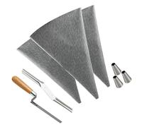 Outil de jointoiement solide - Sac de construction flexible - Ne bouche pas - Distributeur de joint à bec verseur pour un remplissage précis des joints de béton - Applicateur de coulis solide pour