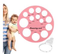 Outil de la règle de dimensionnement des mamelons - Guide de taille de bride de silicone, bague de mesure d'ajustement infirmier | Dispositif à de taille d'allaitement, outil de mesure du mamel