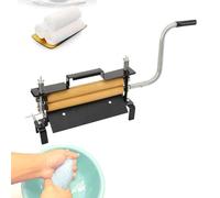Outil de lavage manuel en acier, essoreur à manivelle, élimine 95 % de l'eau, séchoir portable pour camping, voyages en camping-car, lavage de voiture