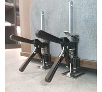 Outil de levage à bras, permettant de gagner du temps et de l’énergie, pour le levage de plaques de plâtre et de panneaux de meubles, et pour ajuster la hauteur des carreaux ; outil de levage pour le