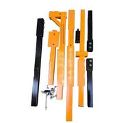 Outil de levage AC for installation d'unité externe de climatiseur, support + ensemble de treuil manuel, grue de levage pliante à balançoire latérale YIJIAN (Color : 5hp enhanced only bracket)