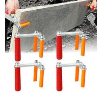 Outil De Levage Cloisons Sèches Robuste Avec Poignée Antidérapante, Outil Panneaux Multifonctionnel, Support Sèches, Lève-Dalles Portes Et Fenêtres, Chariot Pour Panneaux Contreplaqué(4PCS)