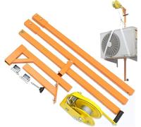 Outil de levage de climatiseur pour installation extérieure, treuil manuel, outils de levage de démontage, capacité de 150 kg, portée de 15 m, facile à utiliser