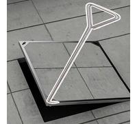 Outil de Levage de Couvercle de Regard Robuste - Tête Pointue pour Un Retrait Facile, extracteur de rehausses de Drain Polyvalent de 70 cm (27,5") pour Une Utilisation en extérieur