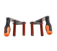 Outil de levage de panneaux robuste - Capacité de charge de 115 kg - Lève-plaque pour construction et rénovation - Poignée ergonomique - Serrage maximum de 42 mm - Léger - 1 kg - Acier inoxydable 45#